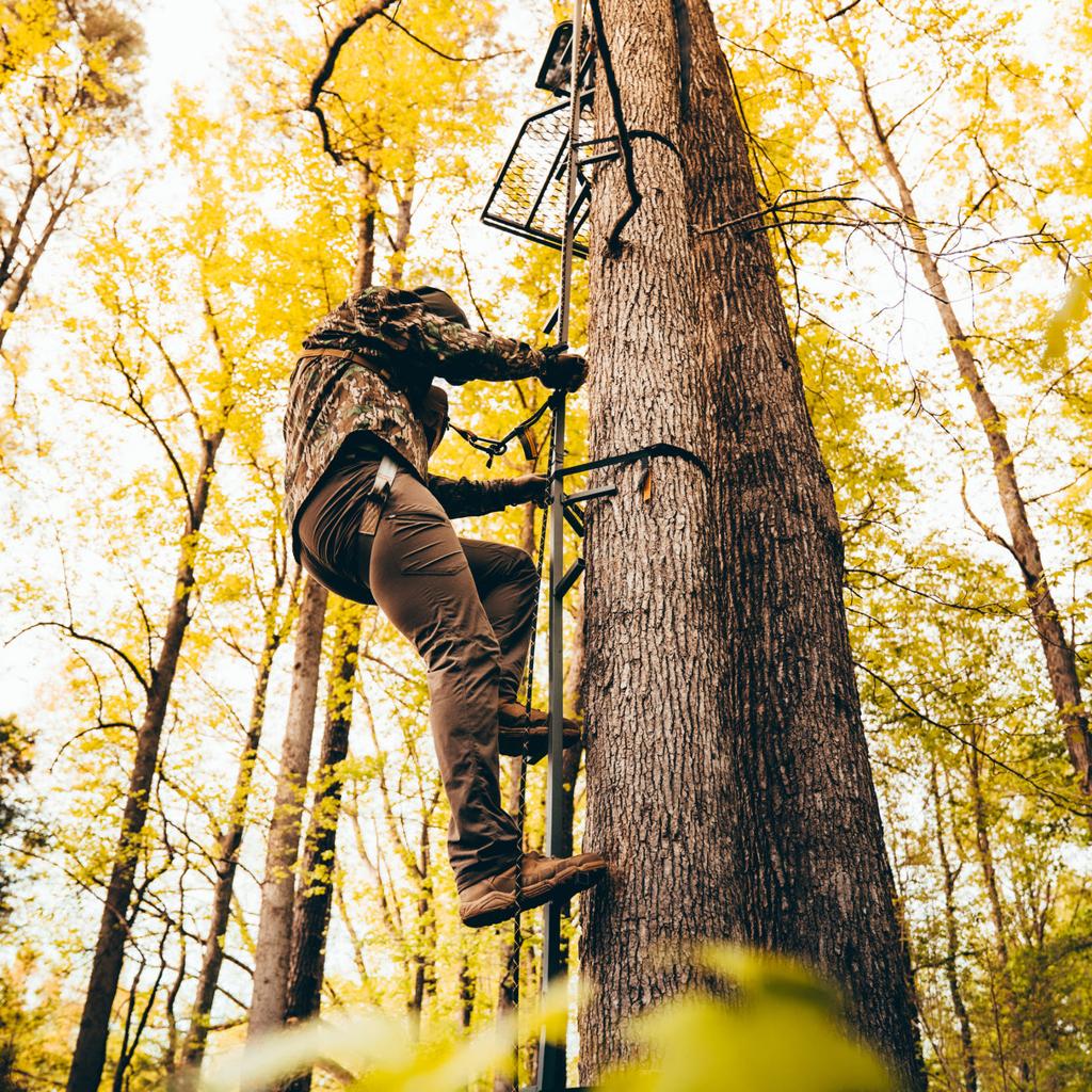 Millennium Treestands M215 Double Step Stick Ladder | Model M-215-00 | Overall Length 20' | Capacity 300 lb | Steel