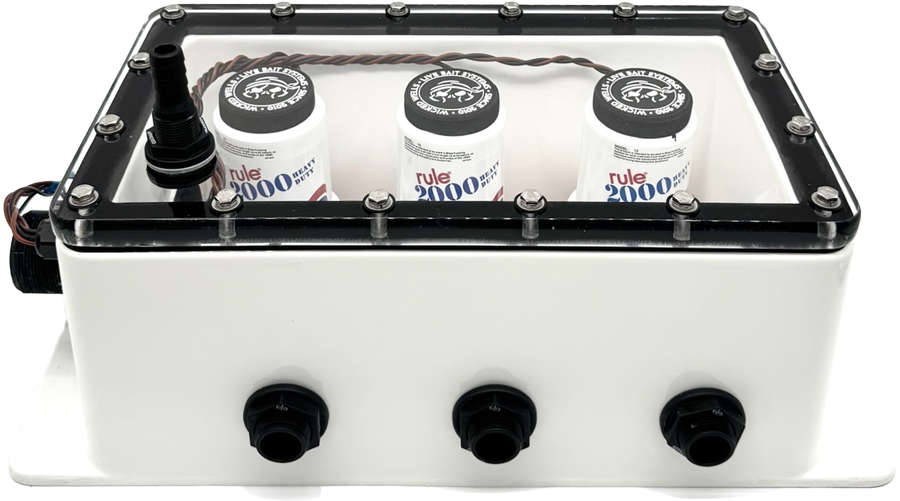 Wicked Well GameChanger Series Pump Boxes | Model GC 2 MINI To GC 4 | 2 To 4 Pump Configurations | Up to 11,100 GPH | Tournament & Offshore Marine Bilge Systems