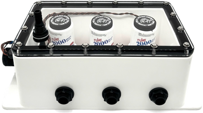 Wicked Well GameChanger Series Pump Boxes | Model GC 2 MINI To GC 4 | 2 To 4 Pump Configurations | Up to 11,100 GPH | Tournament & Offshore Marine Bilge Systems