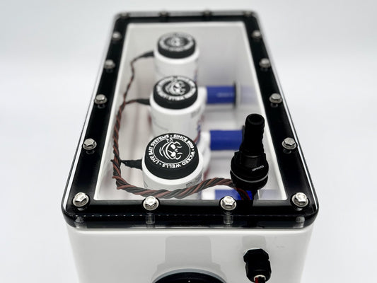 Wicked Well GameChanger Series Pump Boxes | Model GC 2 MINI To GC 4 | 2 To 4 Pump Configurations | Up to 11,100 GPH | Tournament & Offshore Marine Bilge Systems