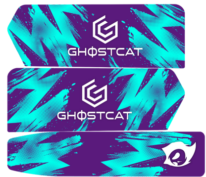 GhostCat Bikes Accessories Bundle | Battery Decals, BMX Kit – F Series, Drift Eight Metal Front Plate, Premium Tapia Seats, Rear Rack & Basket Options | For All Models GhostCat Bikes