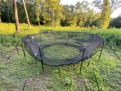 Pig Brig Portable Multi-Catch Wild Hog Trap | Size 20' | Double-Wall Hog Trap Net | Multi-Catch Wild Boar Control