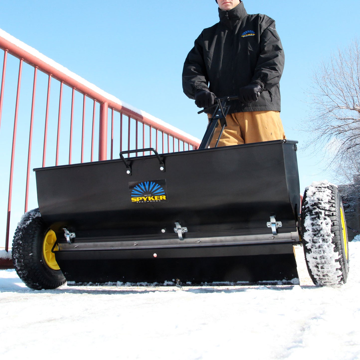 Spyker Pro-Series Drop Spreader | Model P70-12010 | Hopper Capacity 120 lb. | 36" Spread Width