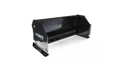 Ignite Attachments Universal Quick Attach Snow Pusher | Working Width 69” | Hydraulic Flow 30-60 GPM | For Skid Steers