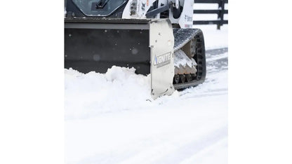 Ignite Attachments Universal Quick Attach Snow Pusher | Working Width 69” | Hydraulic Flow 30-60 GPM | For Skid Steers