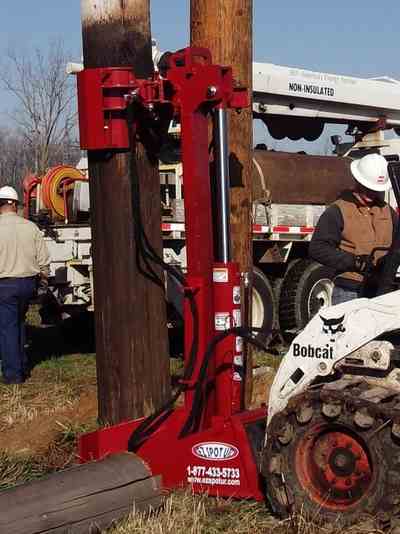 EZ Spot UR Attachment Pole Jack | Model EZ-PJ001 | Jaw Opening Range 9"–31" | 20–30 GPM | 3–5 Tons | For Skid Steer, Compact Track Loaders, Wheel Loaders, Excavators, Mini Excavators, Telehandlers & Backhoes