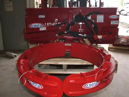 EZ Spot UR Attachment Barrel Handler | Model EZ-0002 | Jaw Opening 21"–39.5" | 20–30 GPM | 3–5 Ton | For Skid Steer, Compact Track Loaders, Wheel Loaders, Excavators, Mini Excavators, Telehandlers & Backhoes