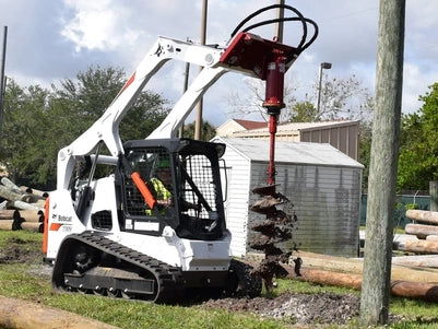 Ez Spot UR Attachment Auger | EZ-AGR01 Model | Bit Diameter 18–24" | 40 GPM | 3–5 Ton | For Skid Steer, Compact Track Loaders, Wheel Loaders, Excavators, Mini Excavators, Telehandlers & Backhoes