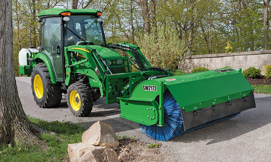 Paladin Broom Front Mounted Hydraulic Sweeper | Working Width 72" | 32" Brush Diameter | Manual 30° Angle | 40–80 HP | For Tractors