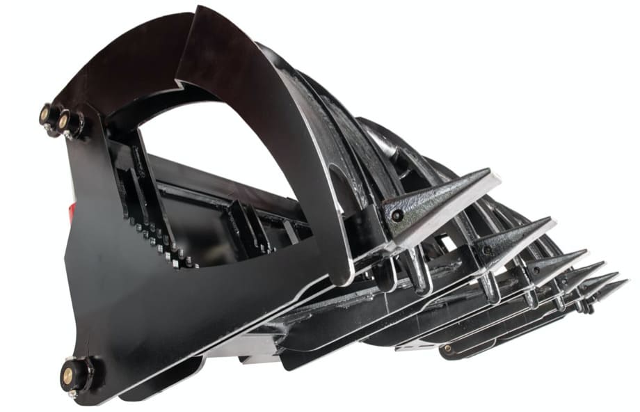 McLaren Industries Rake Grapple Severe Duty | Model 60X100X68, 60X100X76 & 60X100X86 | Width 68" To 86" | 15 To 25 GPM | For Skid Steer