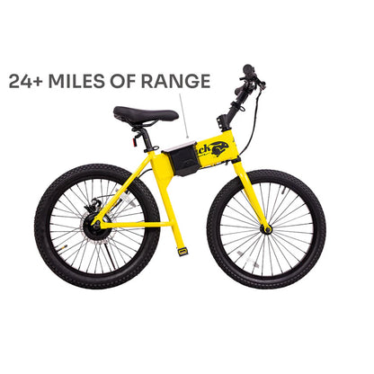 JackRabbit | Micro Electric Bike Battery | Model RangeBuster Battery | 360Wh 10Ah | 24+ Mile Extended Range | UL2271 Compliant | For JackRabbit Models OG, OG2, XG, XG Pro, MG