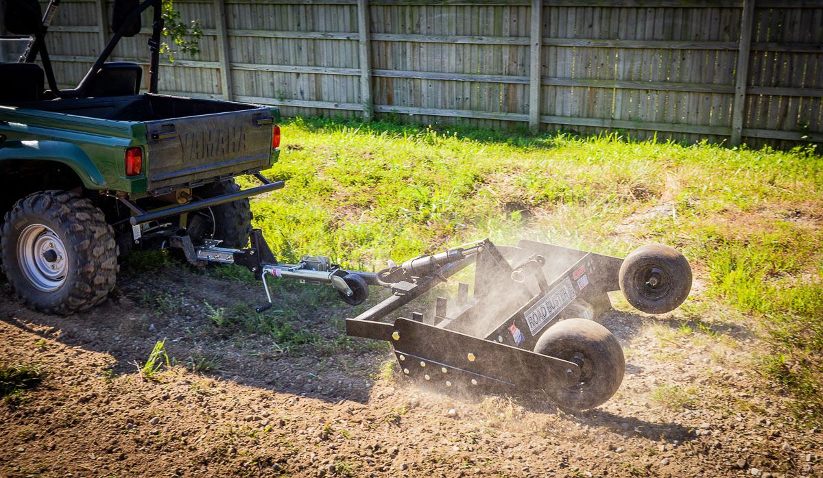 Swisher RoadBuster Commercial Pro Driveway Grader | Model RBPRO48 | 48" Grader Box | Horsepower 15-20+ HP | For ATVs/UTVs & Tractors