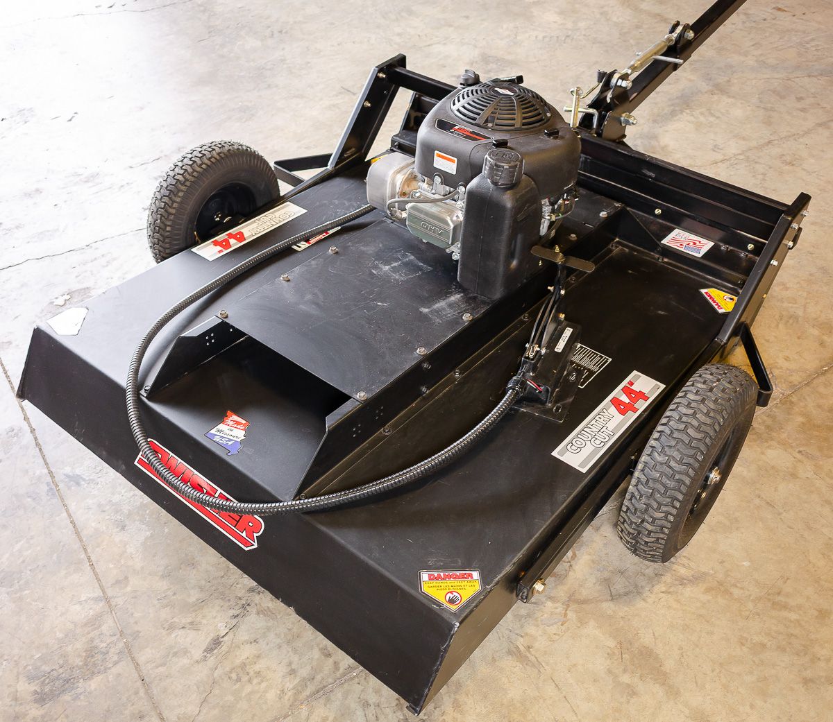 Swisher Country Cut Rough Cut Mower | Model RC11544BS-A | 44" Cutting Width | 11.5 HP Briggs & Stratton Engine | Horsepower 15 To 20 HP | For ATV & UTV