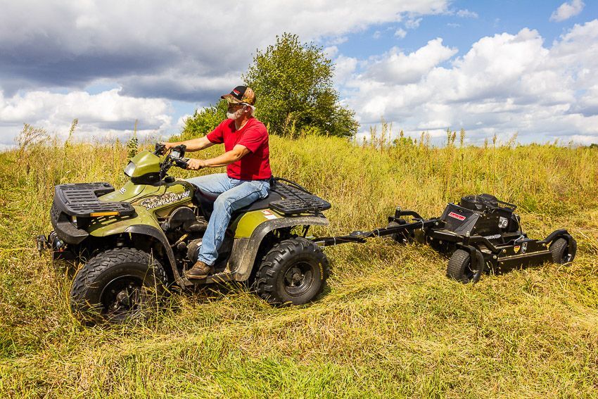 Swisher Brush King Rough Cut Mower | Model RC14544CP4K | 44" Cutting Width | 14.5 HP Kawasaki V-Twin Engine | Horsepower 15 To 20 HP | For ATV & UTV