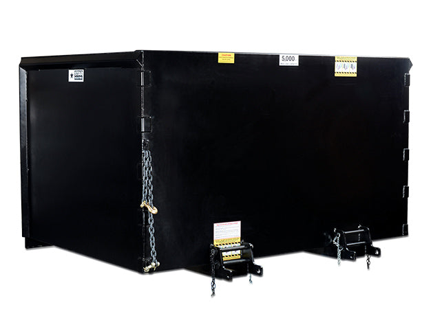 Star Industries Heavy Duty Trash Hopper | Models 1425 & 1430 | Volume 3.7 To 5.0 Cu. Yd. | Capacity 5,000 lb | For Forklift