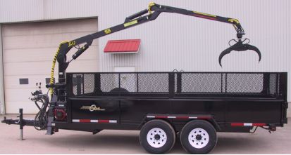 Machinerie AM Inc | AM Series of Road Dump Trailer | 2 Axles of 1,500 lbs To 15,000 lbs Double Tires | GVWR  2850 lbs To 30000 lbs