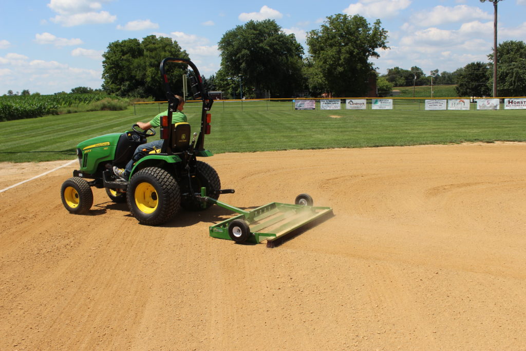 TurfTime Tow Behind Infield Groomer | Model Triple Play 60 | 60" Working Width | For Tractor