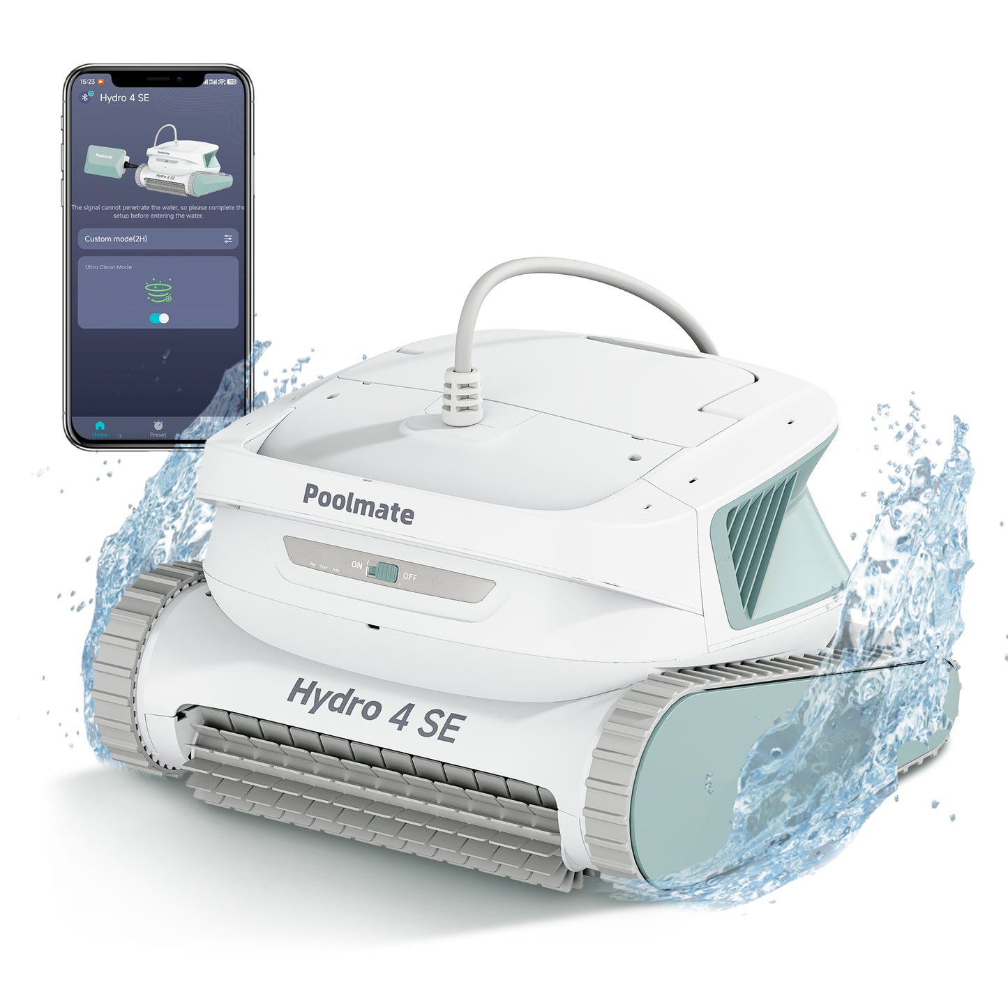 Chasing Cleaner Hydro 4 SE Corded Robotic Pool Cleaner | Pool Size 1,614 Sq.ft | Flow Rate 320 L/min