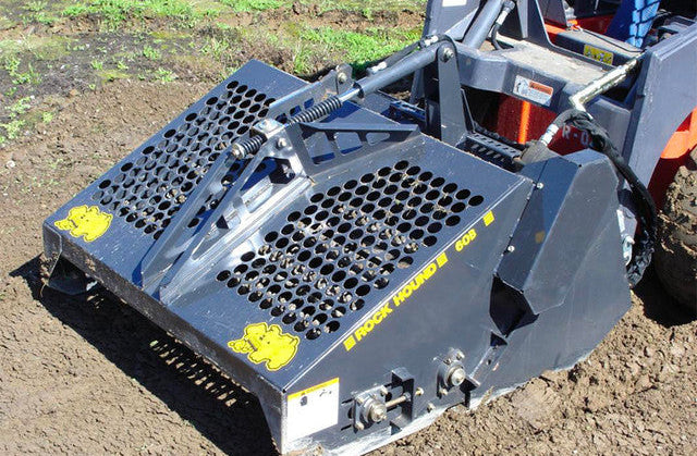 Rock-Hound Landscape Rake | Model 72B & 72B-3 | Cutting Width 72" | Hydraulic Flow Range 13+ GPM | For Skid Steers