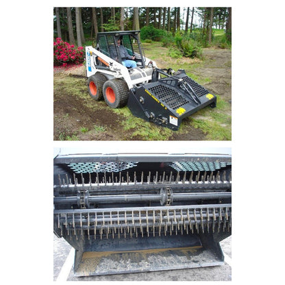 Rock-Hound Landscape Rake | Model 72B & 72B-3 | Cutting Width 72" | Hydraulic Flow Range 13+ GPM | For Skid Steers