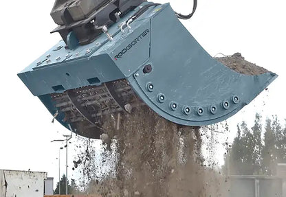 RockZone Rocksorter Sorting Bucket | Models V3 To V35 | Width 28 To 63 Inches | 2 To 40 Tons | For Excavators