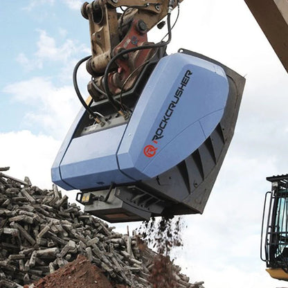 RockZone Rock Crusher Attachment | RCR Series | Width 43" - 72" | Machine Size 10 - 35+ Tons | For Excavators