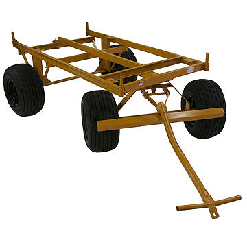 Roofmaster Material Trailer Cart | Model RM-505400 | 30 x 60 in Deck | 2000 lb Capacity | 18 x 8.50 in Tires | For Roofing & Construction