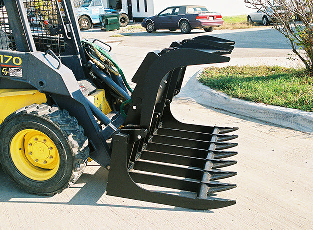Star Industries Root Grapple Bucket | Models 170-66 To 170DG-84 | Size 66" To 84" | 8 To 30+ GPM | For Skid Steer
