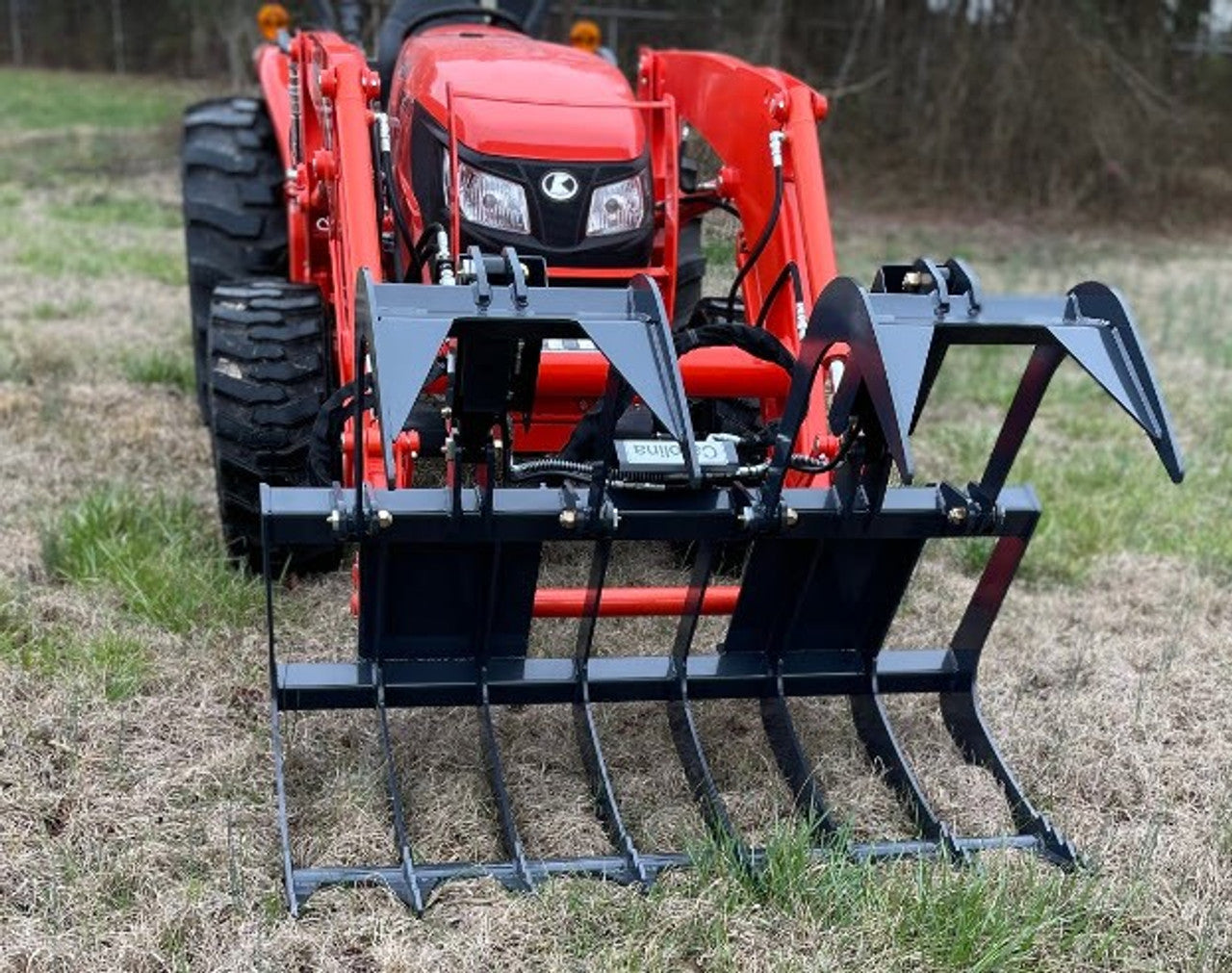 Farm-Maxx 54" to 72" Multiple Width Root Grapple With Dual Cylinders For Tractor