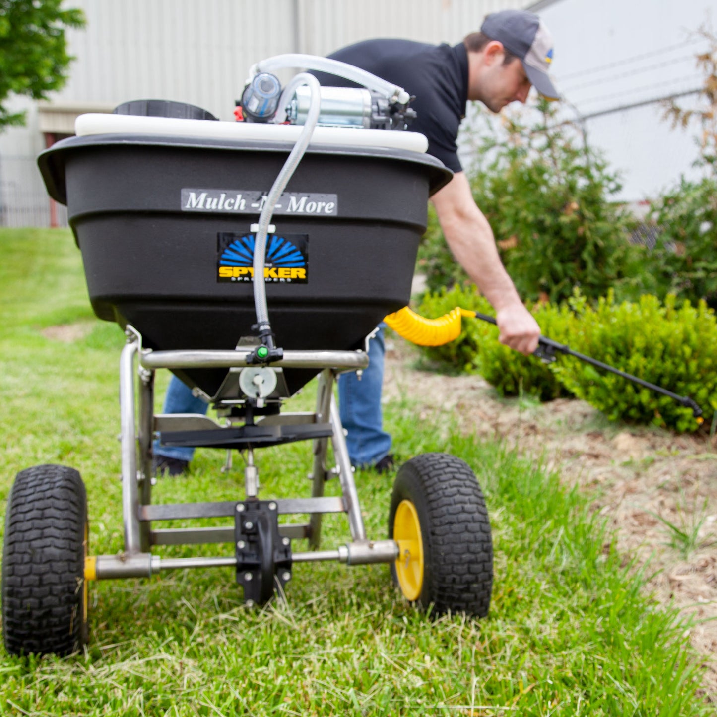 Spyker Drop-In Sprayer | Model SPYDSS-9G | 9 Gallon Capacity | 12V Battery | 65” Spray Width | For Spyker & Lesco Spreaders