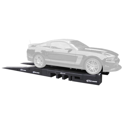 Race Ramps Portable Pit Stop Ramps Standard | Model RR-PPS | 16" W x 14" H | 6,000 lb Capacity | Wheelbase 90" To 115"| For Garage & Track