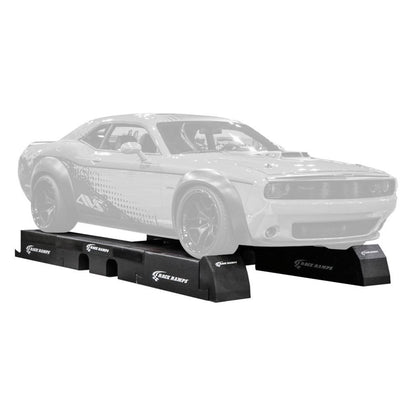 Race Ramps 16" Wide Restyler Ramp Classic Kit | Model RR-RESTYLE-16-KIT | 14" Lift | Wheelbase 82 To 128" | For Car Detailing & Maintenance