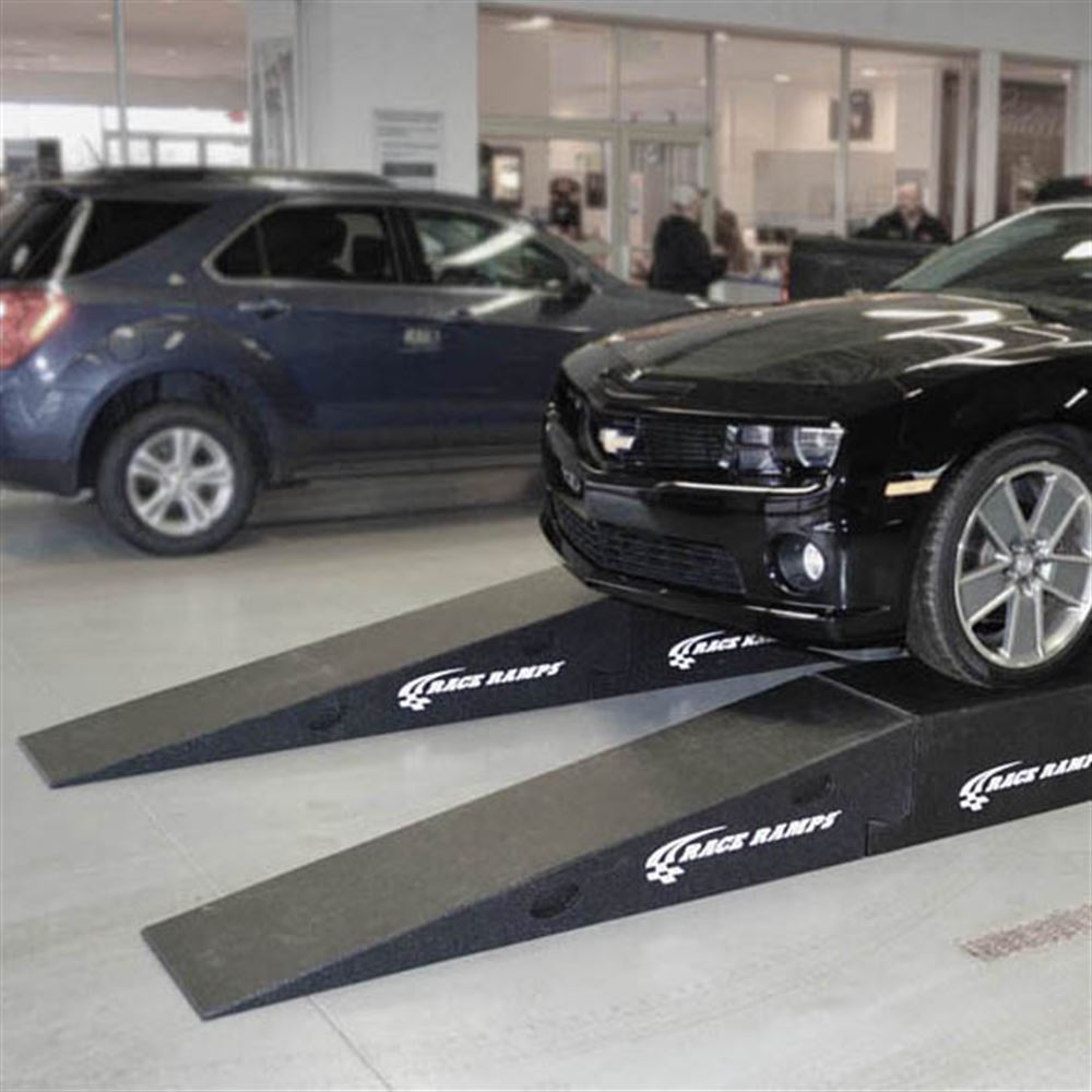 Race Ramps Restyler Ramp Kit | Classic Model | 20" Wide | 14" Lift | 6,000 lb Capacity | Wheelbase 82" To 128" | For Car Detailing & Maintenance