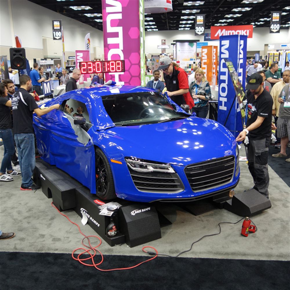 Race Ramps Restyler Ramp Kit | Classic Model | 20" Wide | 14" Lift | 6,000 lb Capacity | Wheelbase 82" To 128" | For Car Detailing & Maintenance