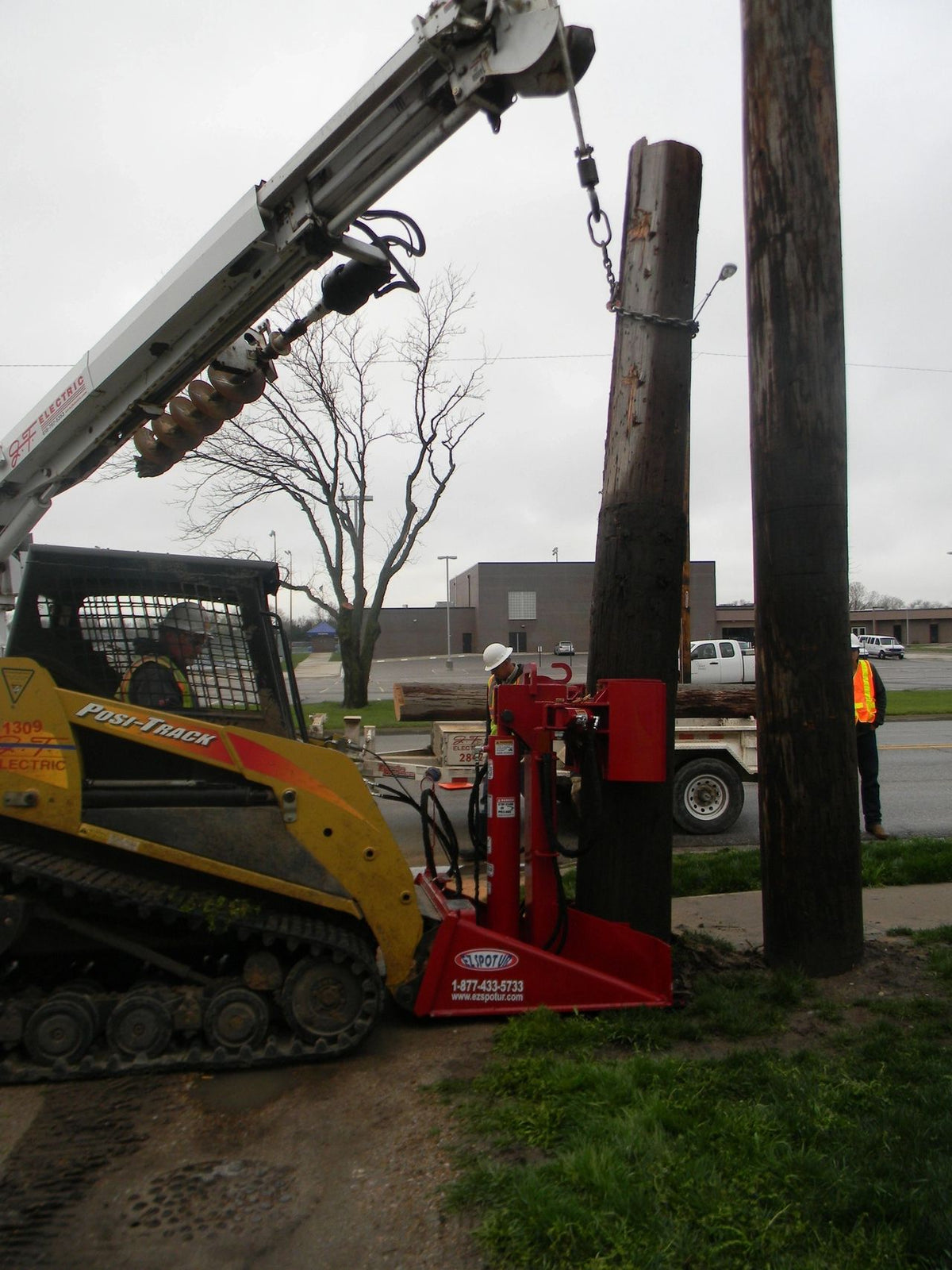 EZ Spot UR Attachment Pole Jack | Model EZ-PJ001 | Jaw Opening Range 9"–31" | 20–30 GPM | 3–5 Tons | For Skid Steer, Compact Track Loaders, Wheel Loaders, Excavators, Mini Excavators, Telehandlers & Backhoes
