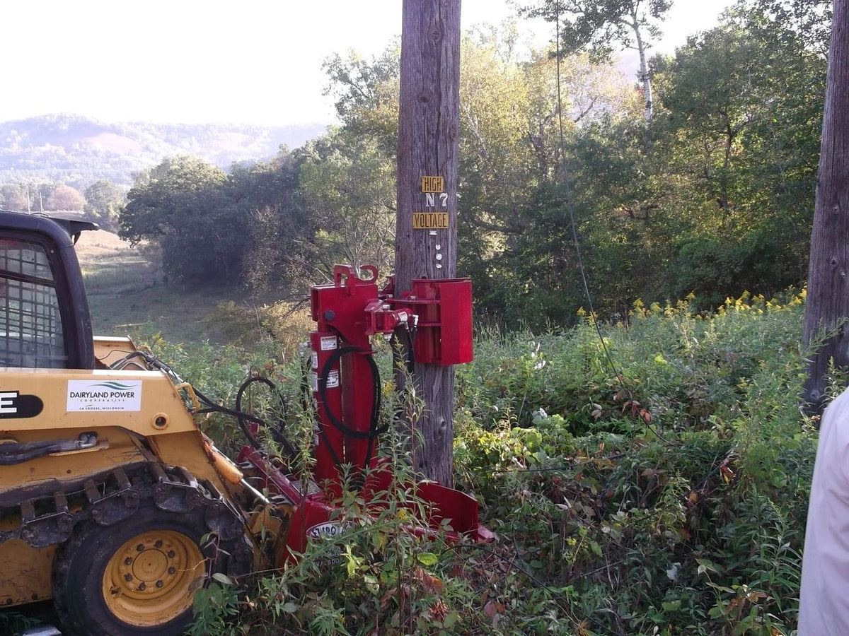 EZ Spot UR Attachment Pole Jack | Model EZ-PJ001 | Jaw Opening Range 9"–31" | 20–30 GPM | 3–5 Tons | For Skid Steer, Compact Track Loaders, Wheel Loaders, Excavators, Mini Excavators, Telehandlers & Backhoes