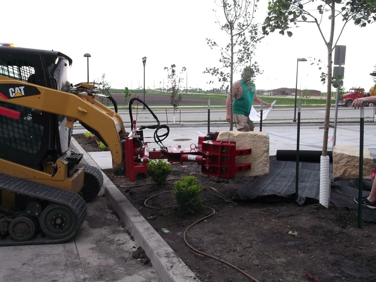 Ez Spot Ur Attachment 5 Finger Rock & Tree Hand | Model EZ-2010 | 42" Opening | 20–30 GPM | 3–5 Ton | For Skid Steer, Compact Track Loaders, Wheel Loaders, Excavators, Mini Excavators, Telehandlers & Backhoes