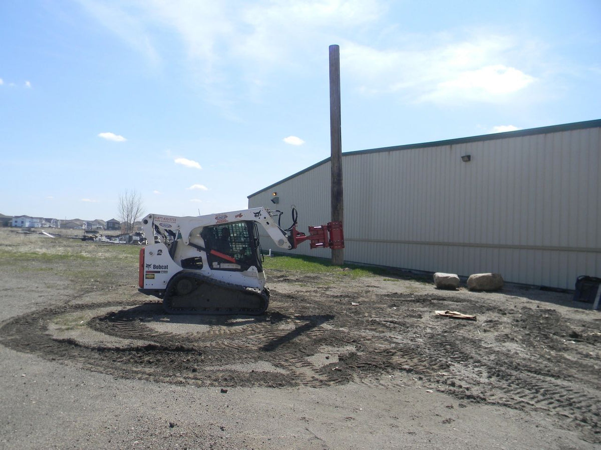 Ez Spot UR Attachment Double Pole Claw | Model EZ-0008 | Jaw Opening 14" | 20–30 GPM | 3–5 Tons | For Skid Steer, Compact Track Loaders, Wheel Loaders, Excavators, Mini Excavators, Telehandlers & Backhoes