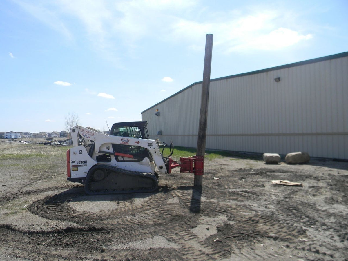 Ez Spot UR Attachment Double Pole Claw | Model EZ-0008 | Jaw Opening 14" | 20–30 GPM | 3–5 Tons | For Skid Steer, Compact Track Loaders, Wheel Loaders, Excavators, Mini Excavators, Telehandlers & Backhoes