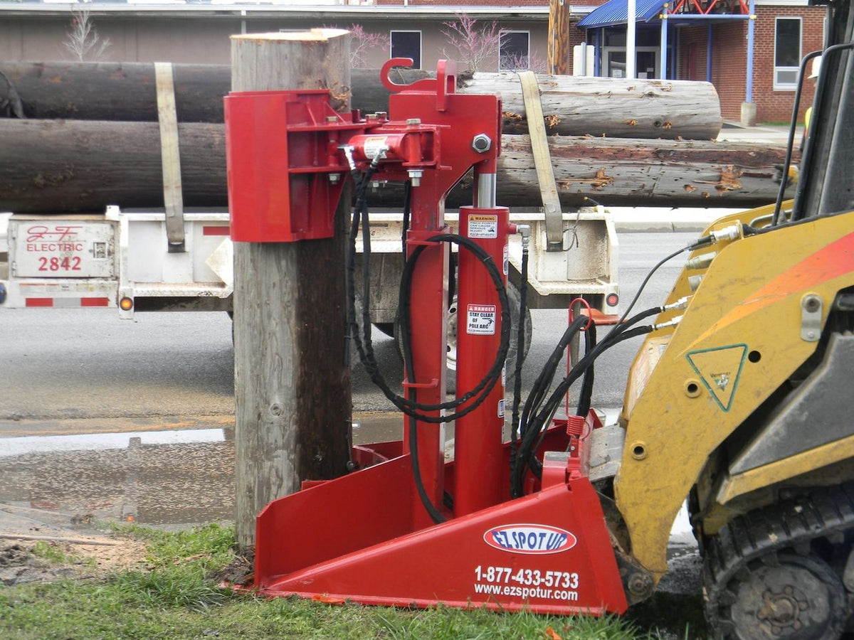 EZ Spot UR Attachment Pole Jack | Model EZ-PJ001 | Jaw Opening Range 9"–31" | 20–30 GPM | 3–5 Tons | For Skid Steer, Compact Track Loaders, Wheel Loaders, Excavators, Mini Excavators, Telehandlers & Backhoes