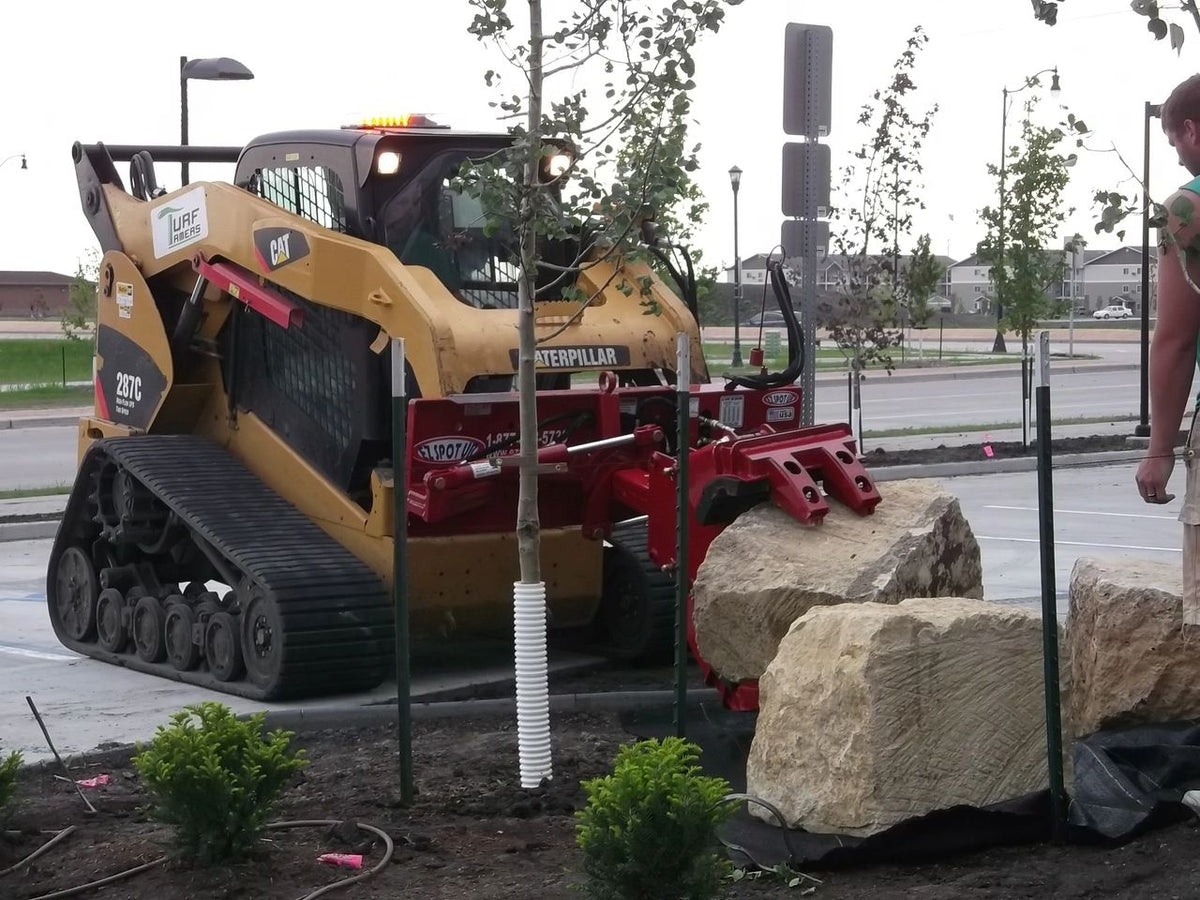 Ez Spot Ur Attachment 5 Finger Rock & Tree Hand | Model EZ-2010 | 42" Opening | 20–30 GPM | 3–5 Ton | For Skid Steer, Compact Track Loaders, Wheel Loaders, Excavators, Mini Excavators, Telehandlers & Backhoes