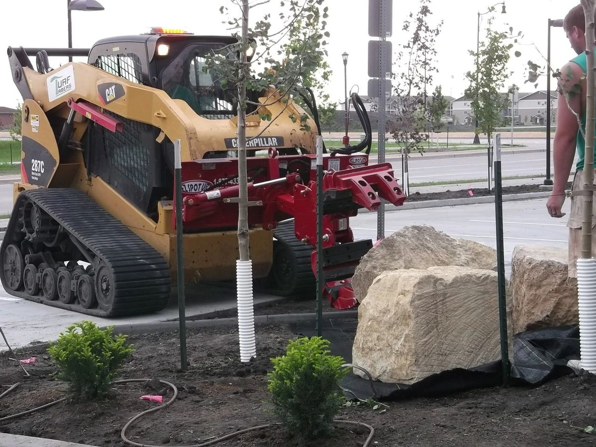 Ez Spot Ur Attachment 5 Finger Rock & Tree Hand | Model EZ-2010 | 42" Opening | 20–30 GPM | 3–5 Ton | For Skid Steer, Compact Track Loaders, Wheel Loaders, Excavators, Mini Excavators, Telehandlers & Backhoes