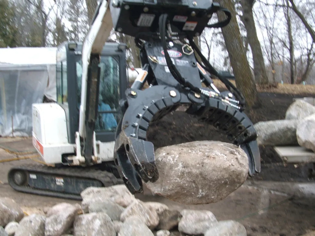 Ez Spot UR Attachment Rotator | Model EZ-001X | 2.94" Shaft | 3–6 Tons | For Mini Excavator