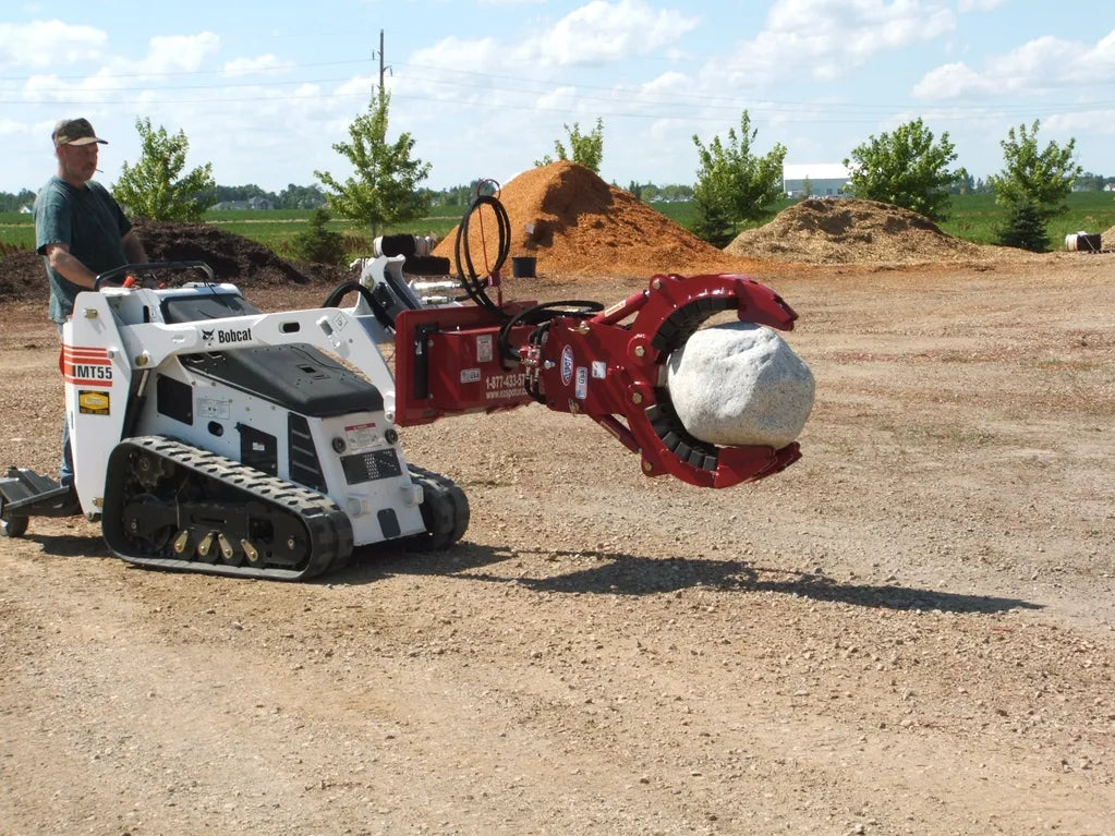 Ez Spot Ur Attachment Compact Utility Rotator | Model EZ-00CR | 200° Rotation | 20–30 GPM | For Mini Track Loaders