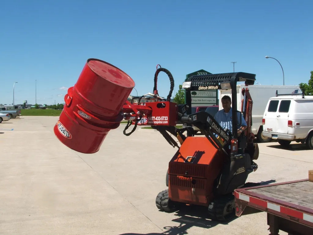 Ez Spot Ur Attachment Compact Utility Rotator | Model EZ-00CR | 200° Rotation | 20–30 GPM | For Mini Track Loaders