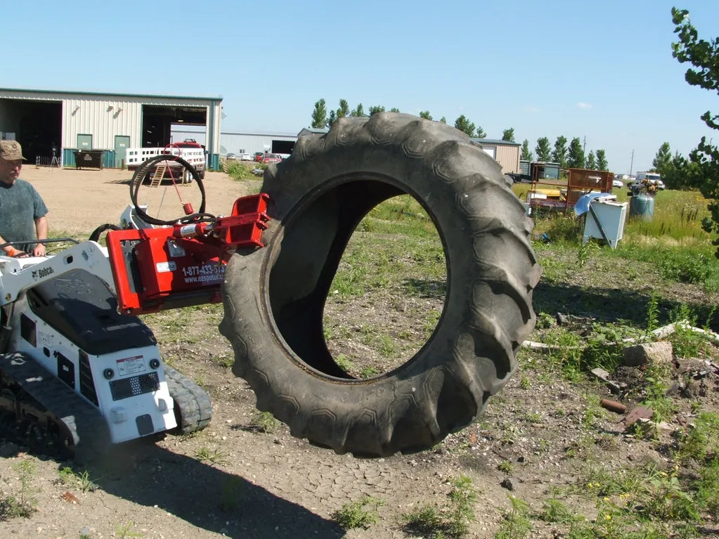 Ez Spot Ur Attachment Compact Utility Rotator | Model EZ-00CR | 200° Rotation | 20–30 GPM | For Mini Track Loaders