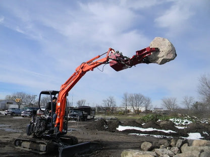 Ez Spot UR Attachment Rotator | Model EZ-001X | 2.94" Shaft | 3–6 Tons | For Mini Excavator