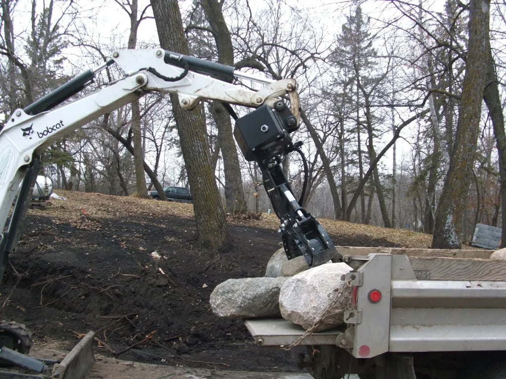 Ez Spot UR Attachment Rotator | Model EZ-001X | 2.94" Shaft | 3–6 Tons | For Mini Excavator
