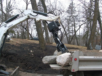 Ez Spot UR Attachment Rotator | Model EZ-001X | 2.94" Shaft | 3–6 Tons | For Mini Excavator