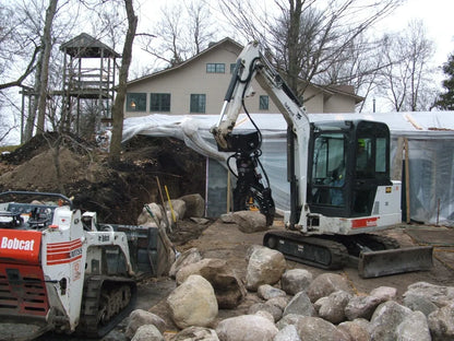 Ez Spot UR Attachment Rotator | Model EZ-001X | 2.94" Shaft | 3–6 Tons | For Mini Excavator